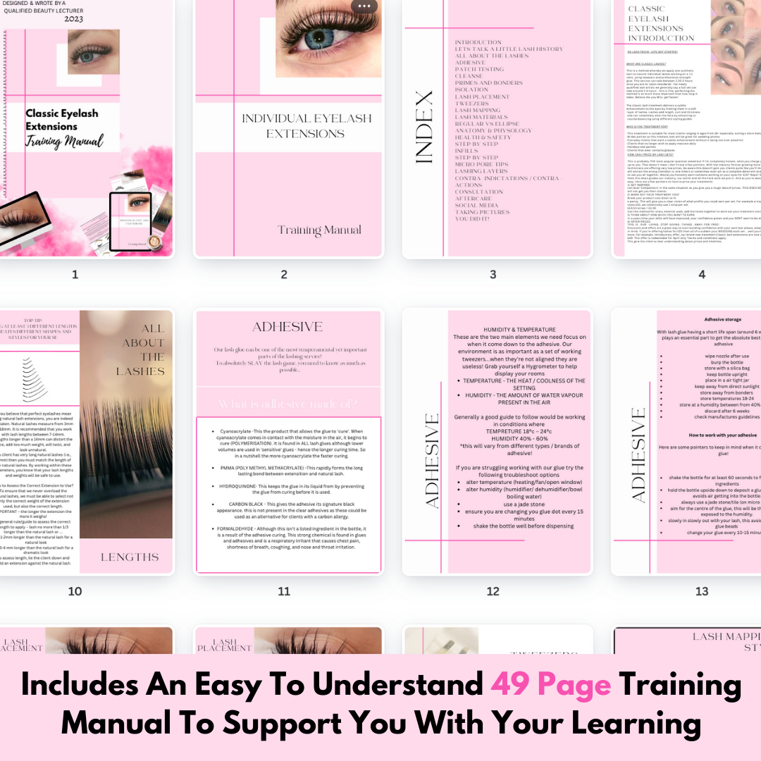 Beginner Classic Eyelash Course