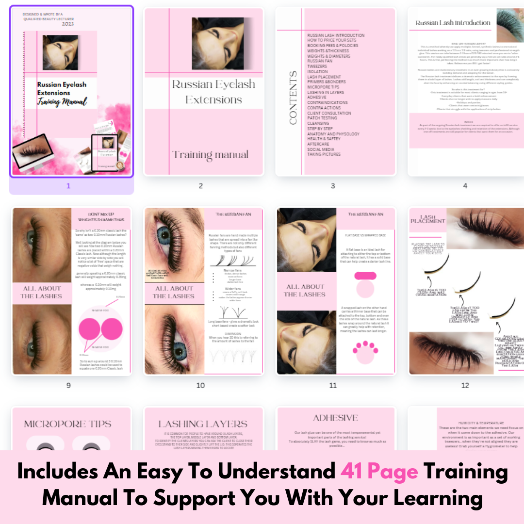 Beginner Course Russian Eyelash
