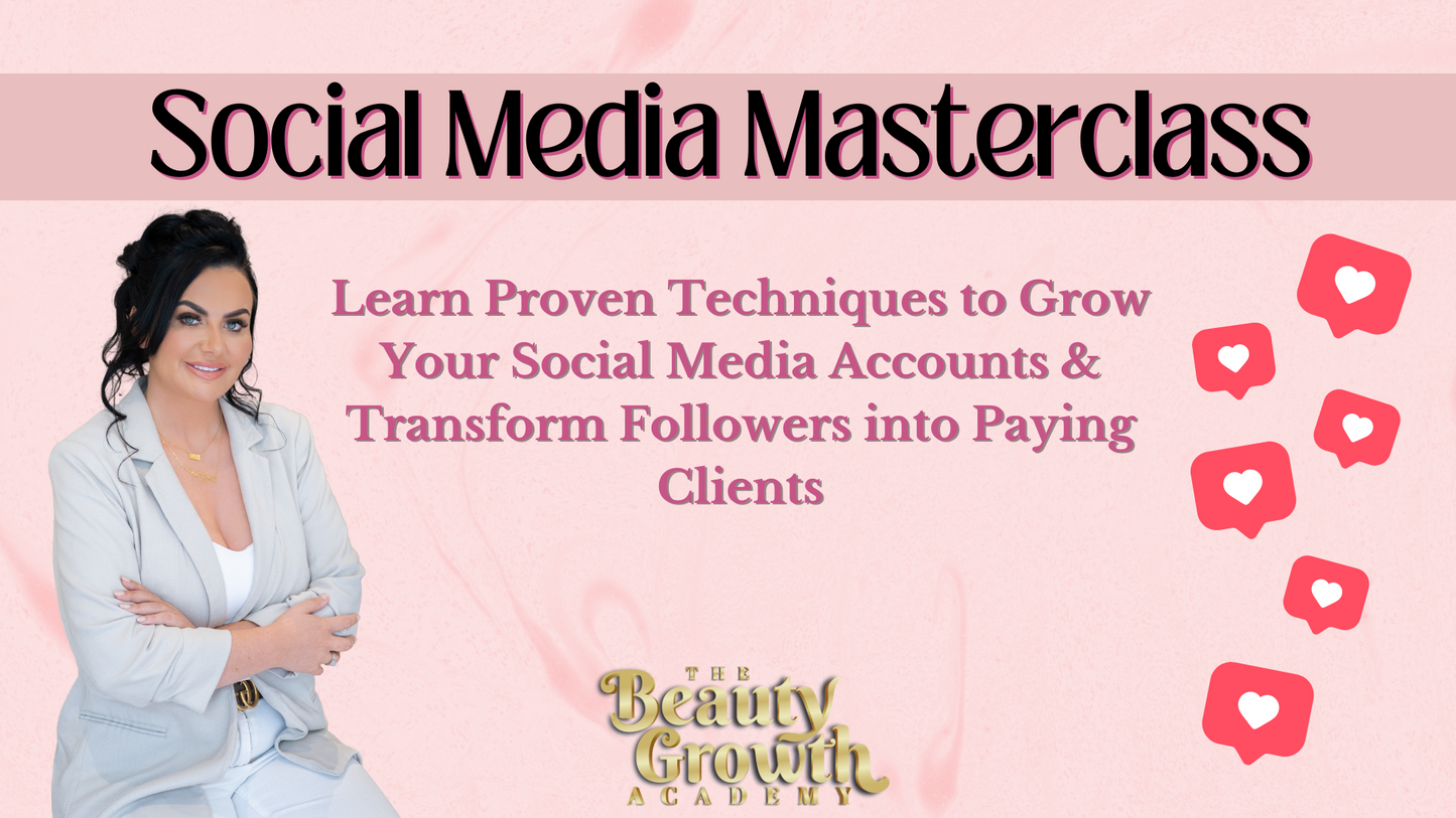 Social Media Masterclass Replay